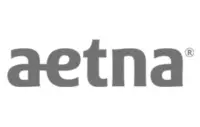Aetna logo in Grey in Foot and Ankle Specialist Tarzana website