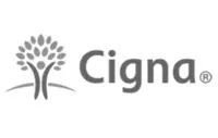 Cigna logo in Grey in Foot and Ankle Specialist Tarzana website