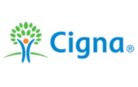 Cigna logo in Grey in Foot and Ankle Specialist Tarzana website